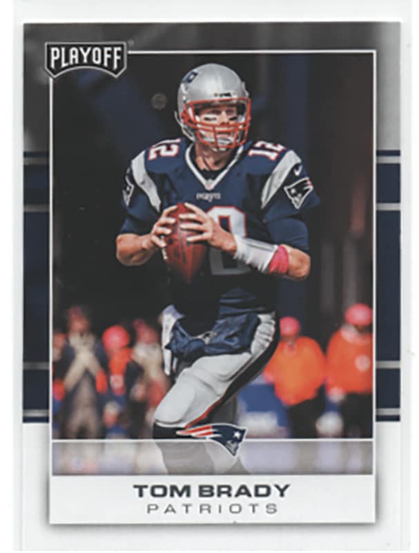 トム・ブレイディ NFLカード Tom Brady 2017 Playoff Football