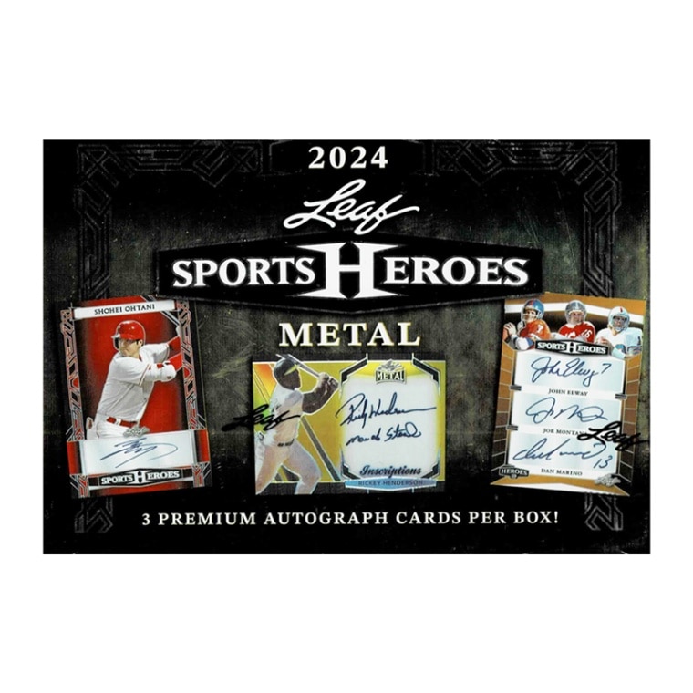 2024 Leaf Metal Sports Heroes Trading Cards Box 3/15入荷