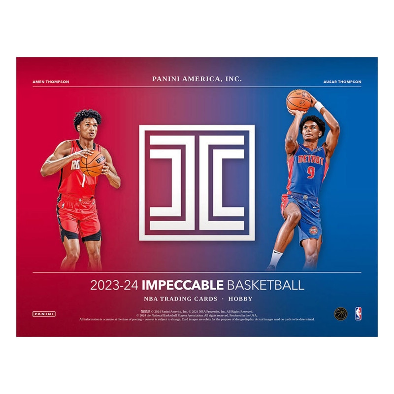 NBA 2023-24 Panini Impeccable Basketball 3-Box case 9/19入荷