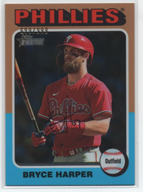 ブライス・ハーパー/Bryce Harper 2024 Topps Heritage Chrome 699/999 