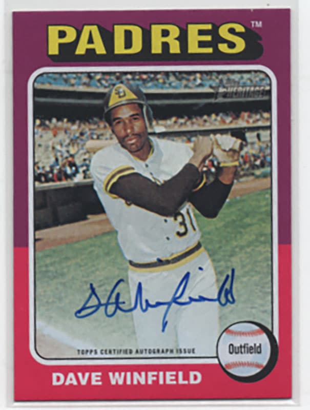デーブ・ウィンフィールド/Dave Winfield 2024 Topps Heritage auto