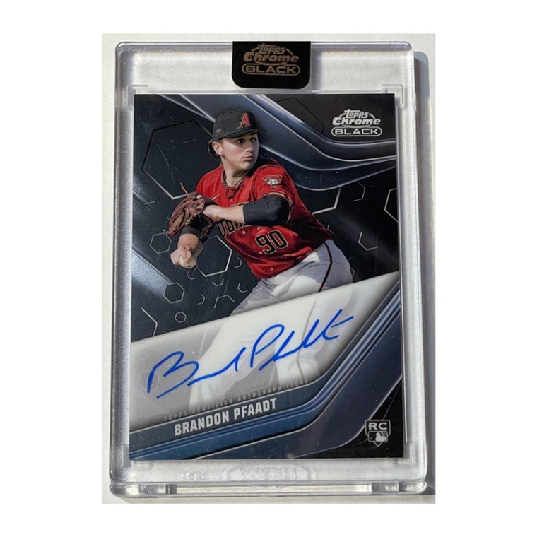 ブランドン・ファート/Brandon Pfaadt 2023 Topps Chrome Black Rookie Auto
