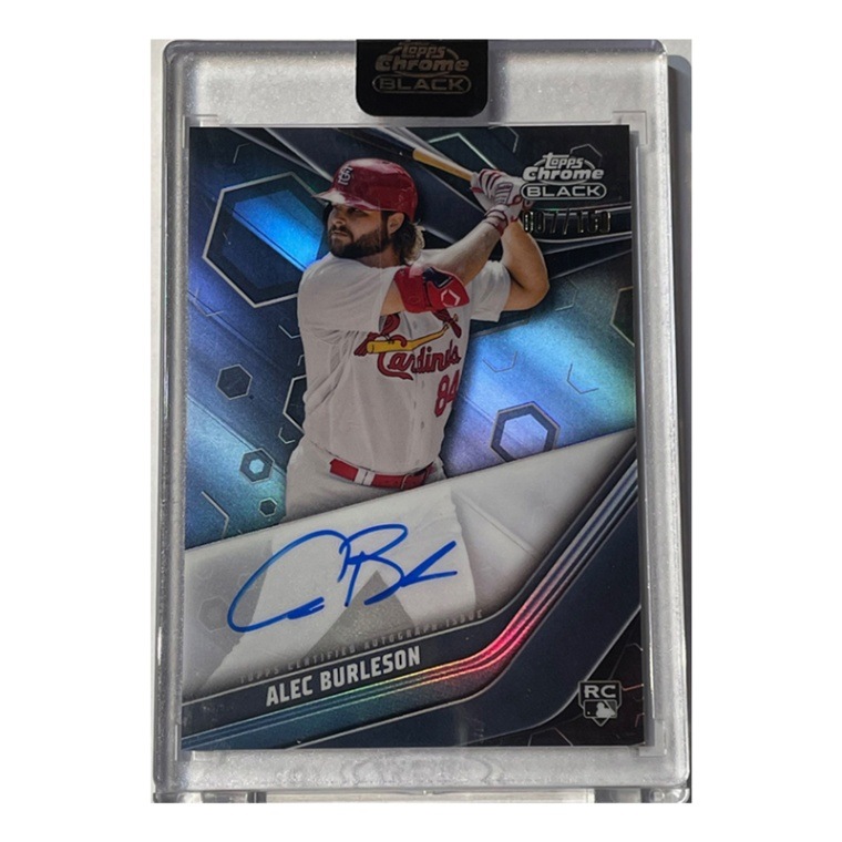 アレク・バールソン/Alec Burleson 2023 Topps Chrome Black Rookie Auto Refractors 150枚限定