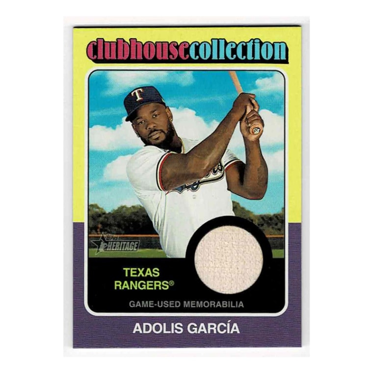 アドリス・ガルシア/Adolis Garcia 2024 Topps Heritage Clubhouse Collection Relics