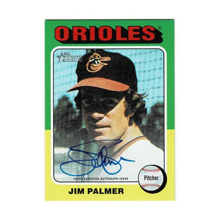 ジム・パーマー/Jim Palmer 2024 Topps Heritage Real One Autographs