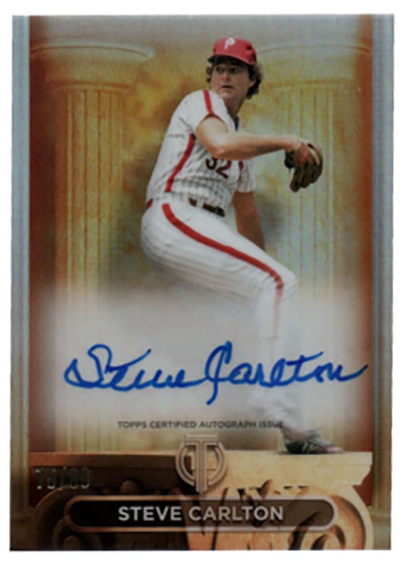 スティーブ・カールトン/Steve Carlton 2024 Topps Tribute auto 75/99