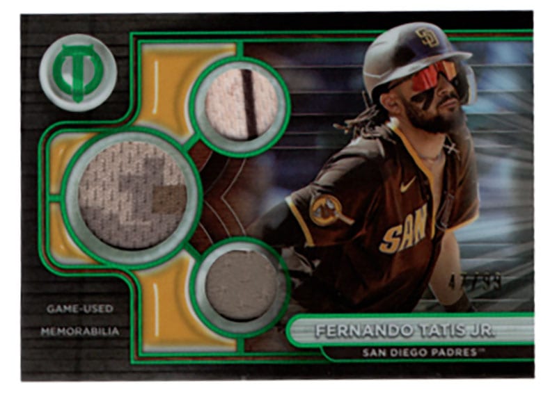 2021topps フェルナンドタティスJr.選手ジャージーカード36枚限定 2021topps フェルナンドタティスJr.選手ジャージーカード36枚