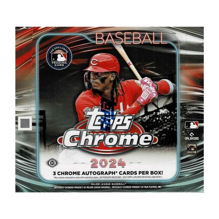 MLB 2024 Topps Chrome Baseball Jumbo Box 7/22入荷！