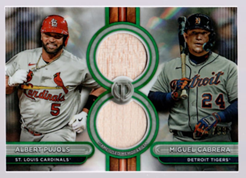アルバート・プホルス&ミゲル・カブレラ/Albert Pujols&Miguel Cabrera 2024 Topps Tribute 20/99