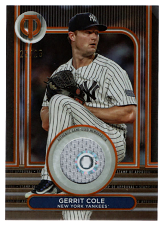 ゲリット・コール/Gerrit Cole 2024 Topps Tribute 25/25 ｜カード 