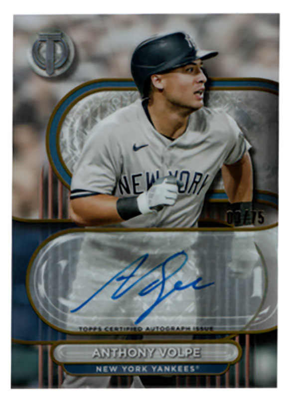 Topps Anthony Volpe(ジーターの後継者)サインカード アンソニー 
