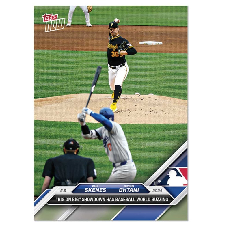 大谷翔平 #264 2023年MLBドラフト1巡目P.Skenes選手との注目の対戦を記念したカード- 