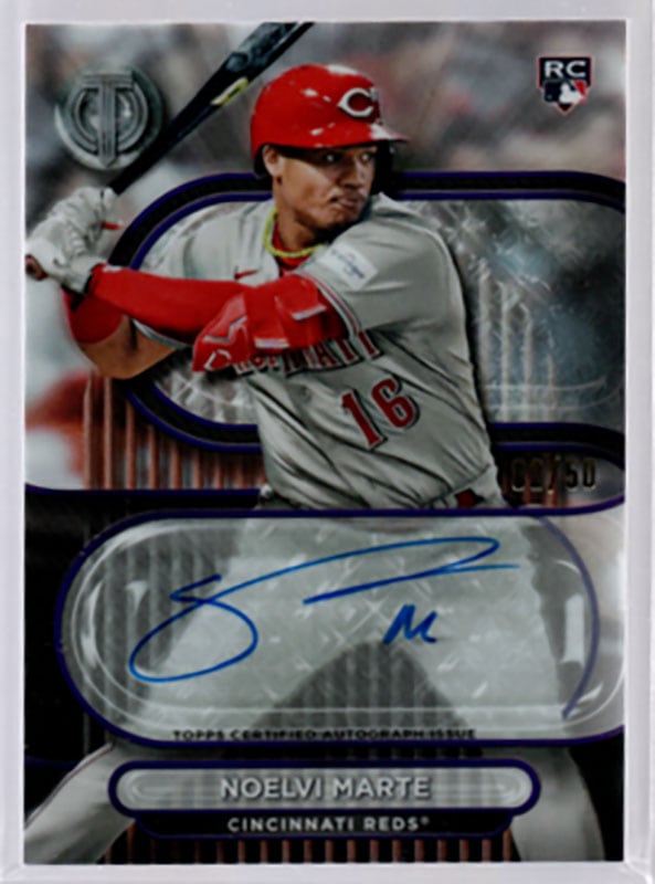 Topps TIER ONE Noelvi Marte 5シリ ルーキー RC - メルカリ｜MLB