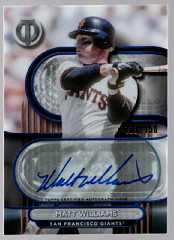 マット・ウィリアムズ/Matt Williams 2024 Topps Tribute auto 123/150 