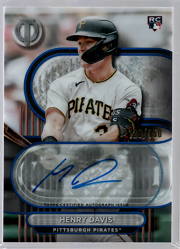 ヘンリー・デービス/Henry Davis 2024 Topps Tribute auto 120