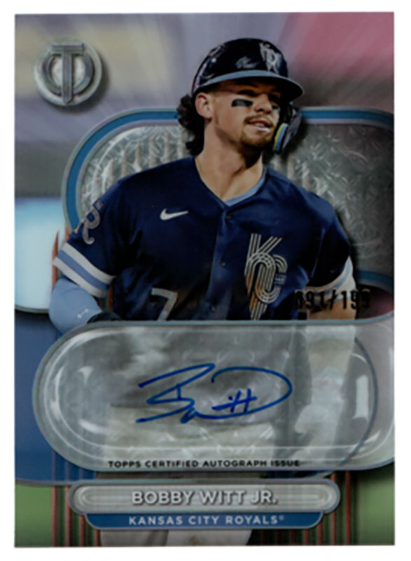 Bobby Witt Jr. 直書きサインカード ボビーウィットjr 直筆サイン