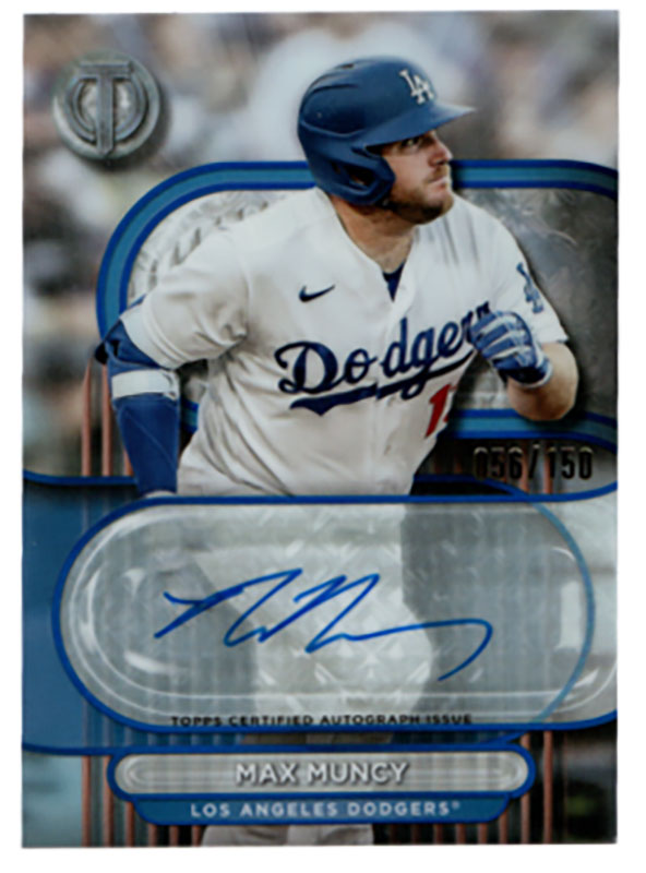 2024 TOPPS CHROME MAX MUNCY直筆サインカード 5枚限定