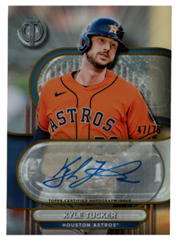 カイル・タッカー/Kyle Tucker 2024 Topps Tribute auto 47/75