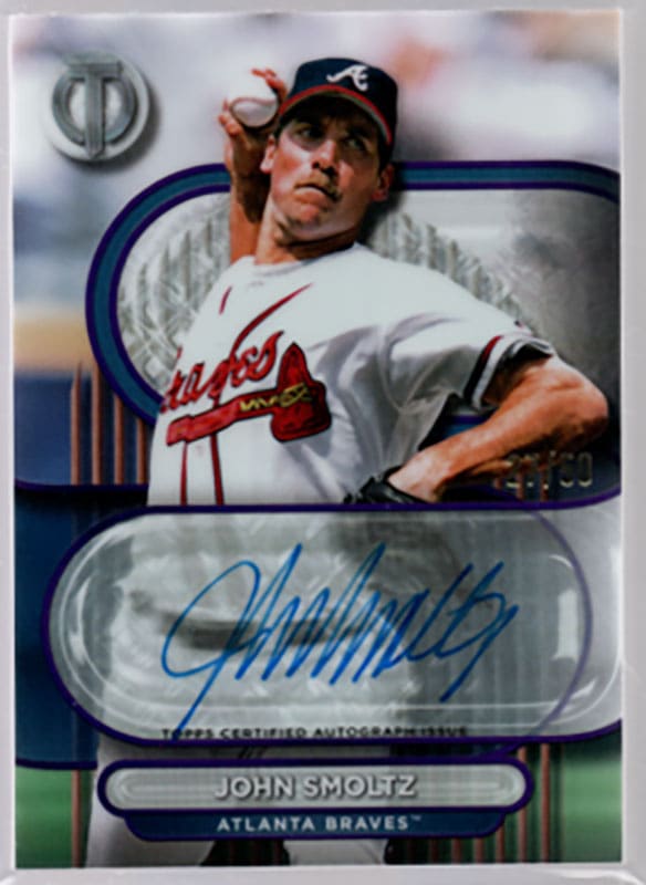 ジョン・スモルツ/John Smoltz 2024 Topps Tribute auto 27/50
