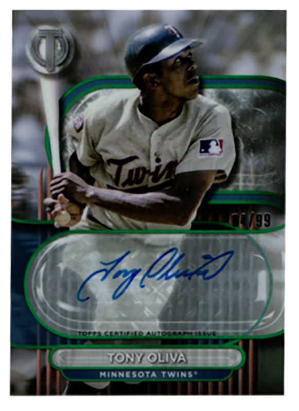 トニー・オリバ/Tony Oliva 2024 Topps Tribute auto 04/99