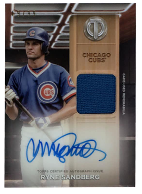 ライン・サンドバーグ/Ryne Sandberg 2024 Topps Tribute auto 69/99