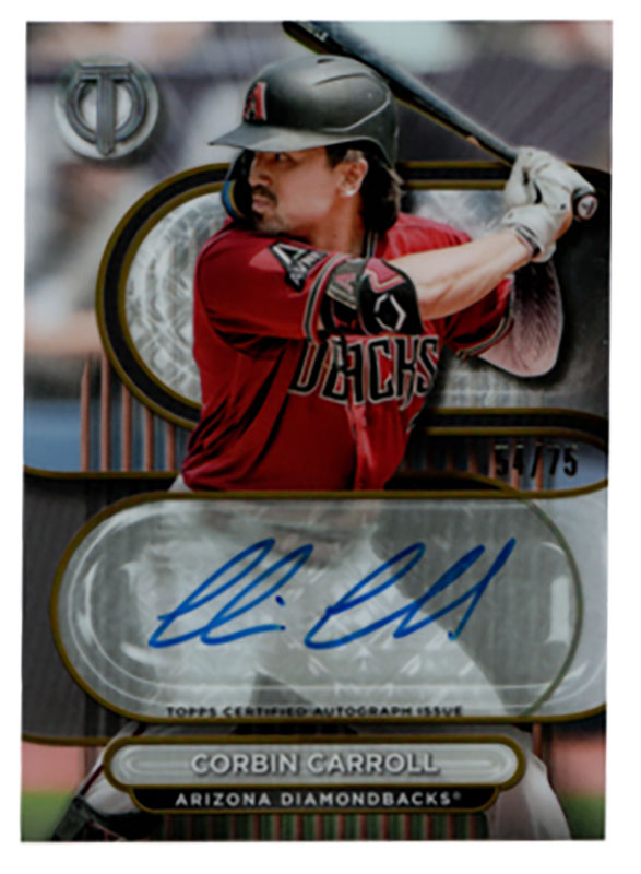 topps コービン　キャロル 直筆サイン入りトレカ コービン・キャロル MLB コービン・キャロル Corbin Carroll