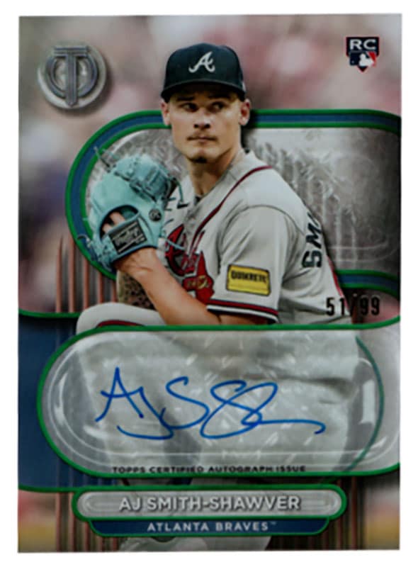 AJ・スミス＝ショウバー/AJ Smith-Shawver 2024 Topps Tribute auto 51/99