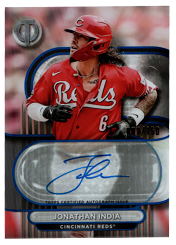 ジョナサン・インディア/Jonathan India 2024 Topps Tribute auto 007/150
