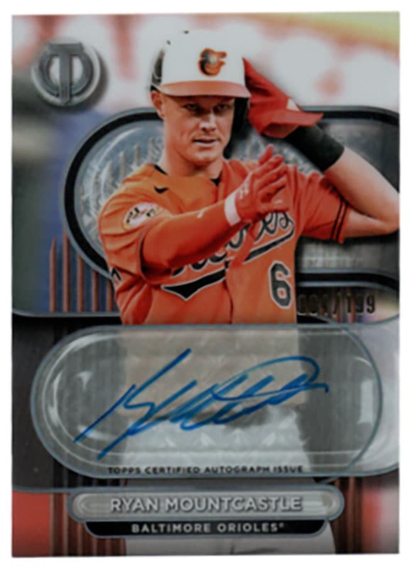 mountcastle rc autograph 70シリ topps サイン ライアン・マウントキャッスル/Ryan Mountcastle 2024 Topps Tribute