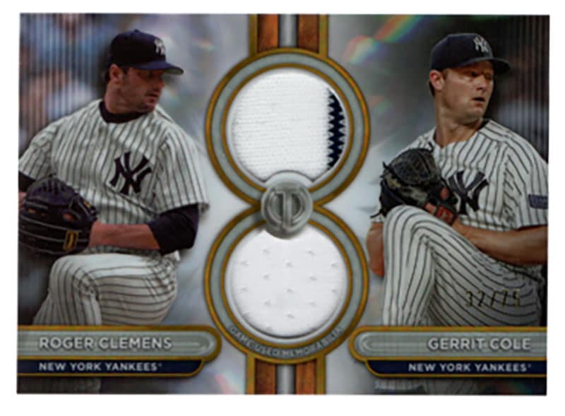 ロジャー・クレメンス&ゲリット・コール/Roger Clemens&Gerrit Cole 2024 Topps Tribute 32/75