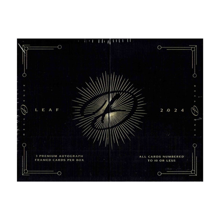 2024 Leaf Decadence Multi-Sport Box 9/17入荷！！大谷選手・メッシ・カリー・ロナウド他 直筆サインカードラインナップ！！