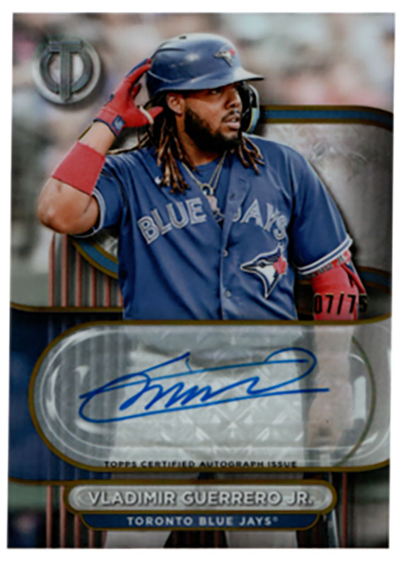 ブラディミール・ゲレーロ・ジュニア/Vladimir Guerrero Jr. 2024 Topps Tribute auto 07/75