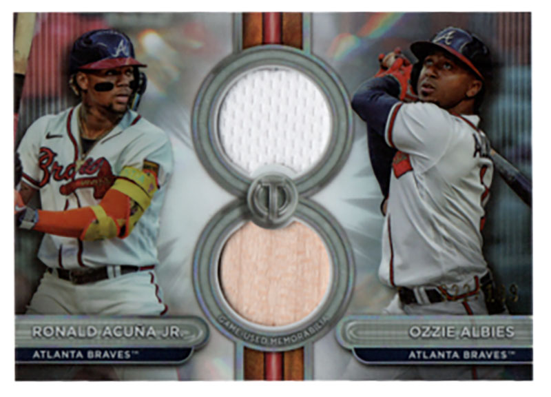 ロナルド・アクーニャ・ジュニア&オジー・アルビーズ/Ronald Acuna Jr.&Ozzie Albies 2024 Topps Tribute 022/199