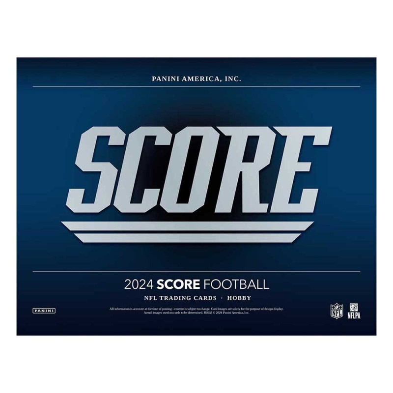 NFL 2024 Panini Score Football Hobby 12-Box case 9/12入荷