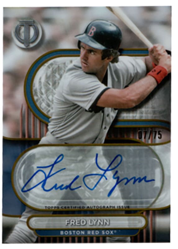 フレッド・リン/Fred Lynn 2024 Topps Tribute auto 07/75 ｜カード
