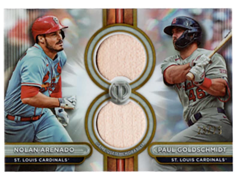 ノーラン・アレナド&ポール・ゴールドシュミット/Nolan Arenado&Paul Goldschmidt 2024 Topps Tribute 29/75