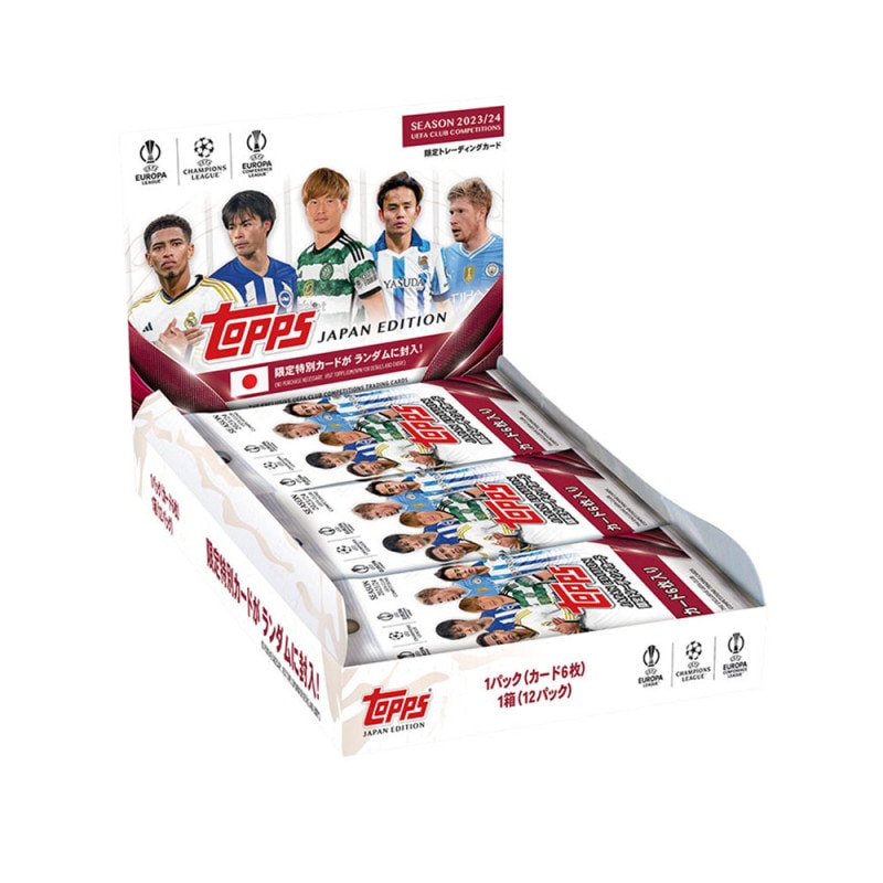 Topps UEFA Champions League Japan Edition 2024 Box 送料無料 10/12発売！