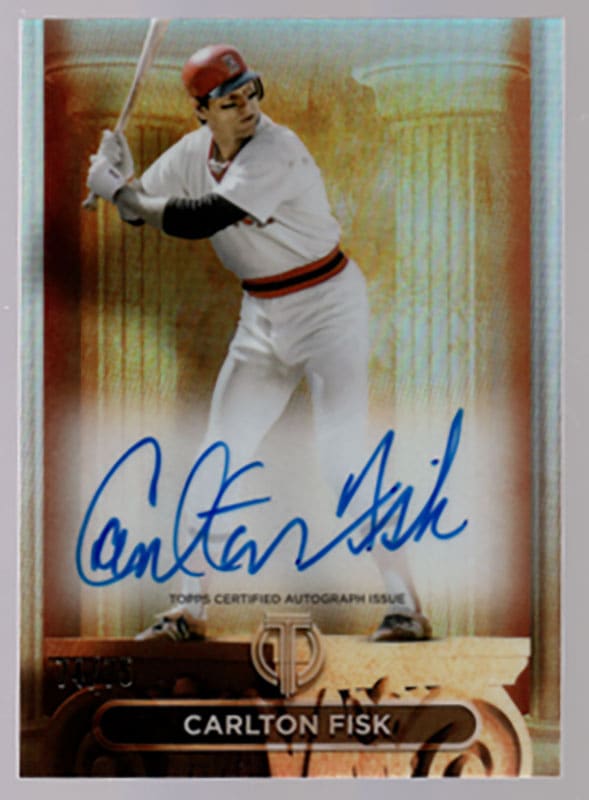 カールトン・フィスク/Carlton Fisk 2024 Topps Tribute auto 74/75