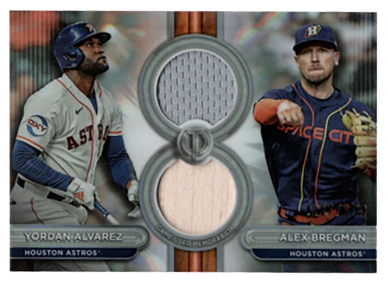 Yordan Alvarez&Alex Bregman 2024 Topps Tribute 037/199