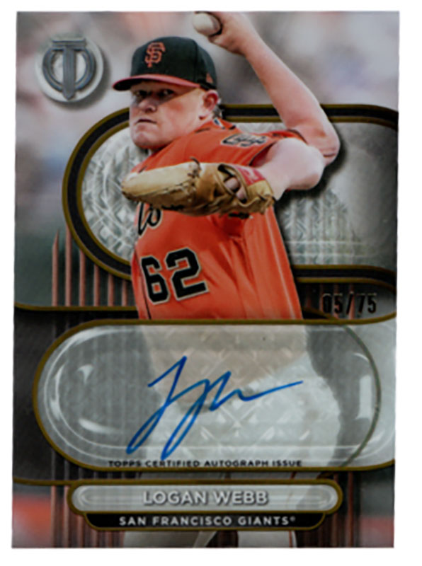 Logan Webb 2024 Topps Tribute auto 05/75 ｜カードファナティック