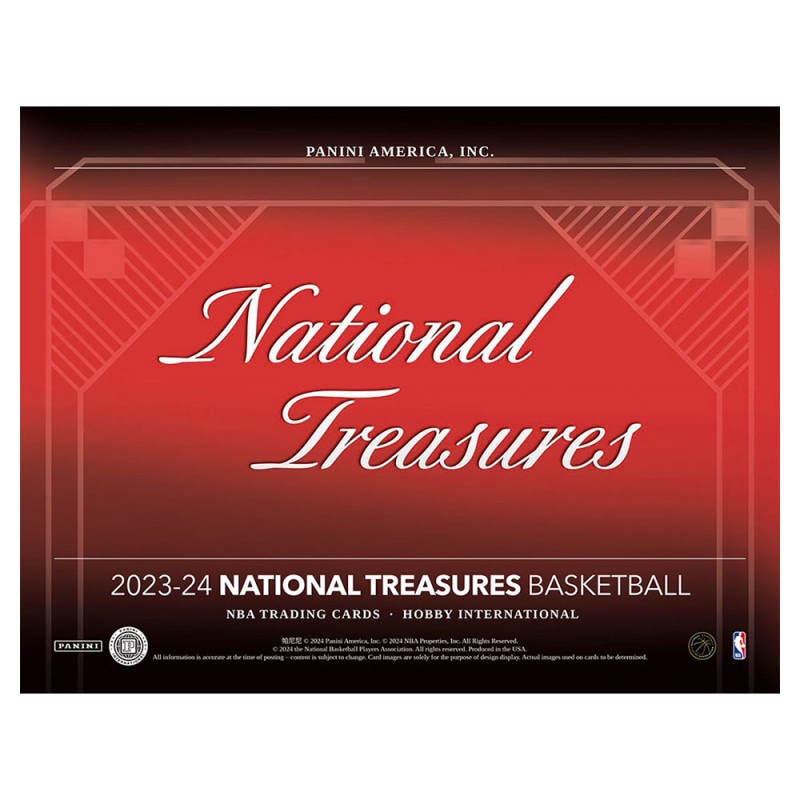 NBA 2023-24 Panini National Treasures Basketball Hobby International Box 1/16入荷