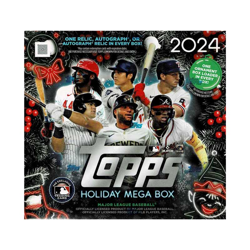 MLB 2024 Topps Baseball Holiday Mega Box 11/15入荷