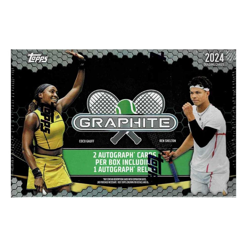 テニス 2024 Topps Graphite Tennis Card Box 1/6入荷