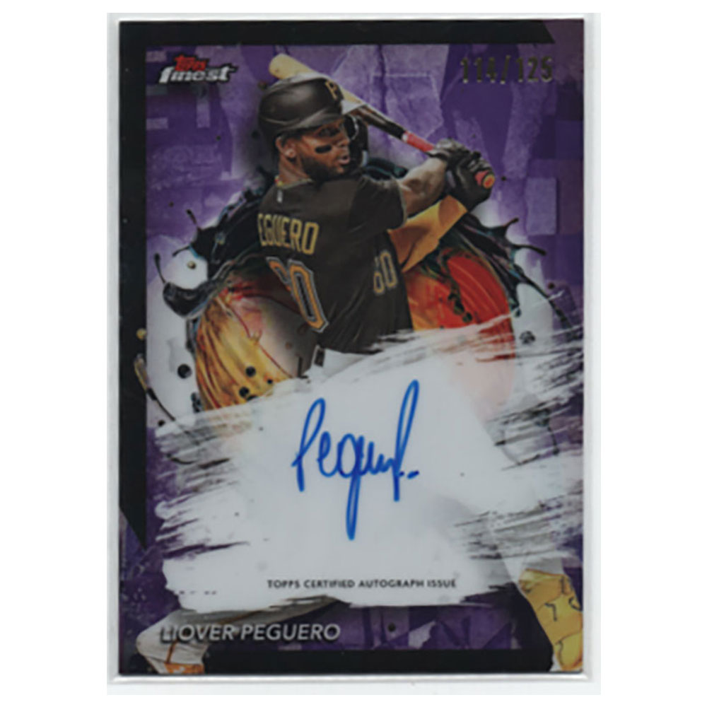 Liover Peguero 2024 Topps Finest auto 114/125 ｜カード 