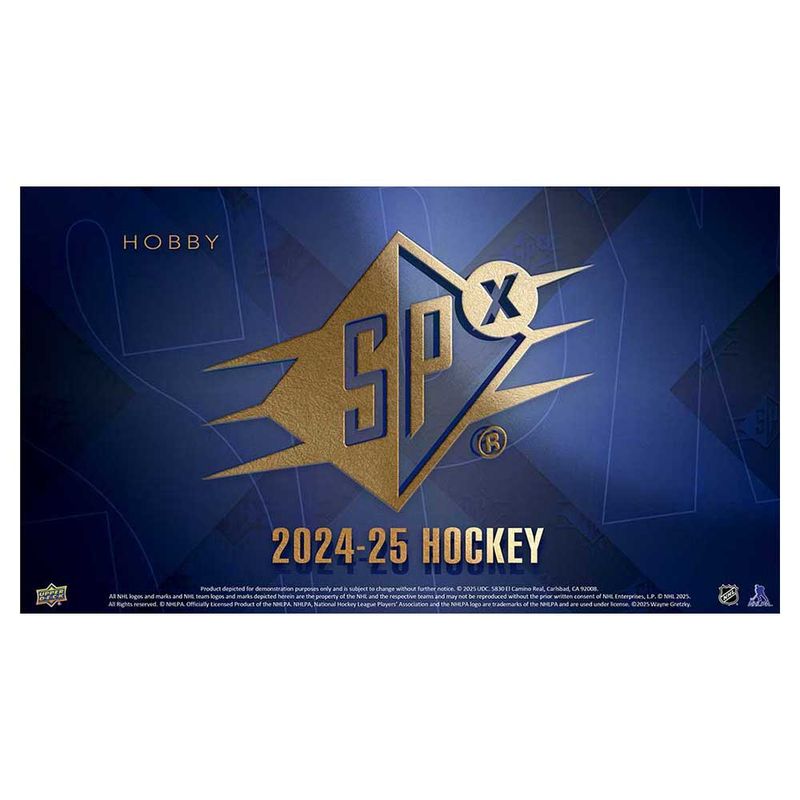 NHL 2024-25 Upper Deck SPx Hockey Hobby Box 4/10入荷！