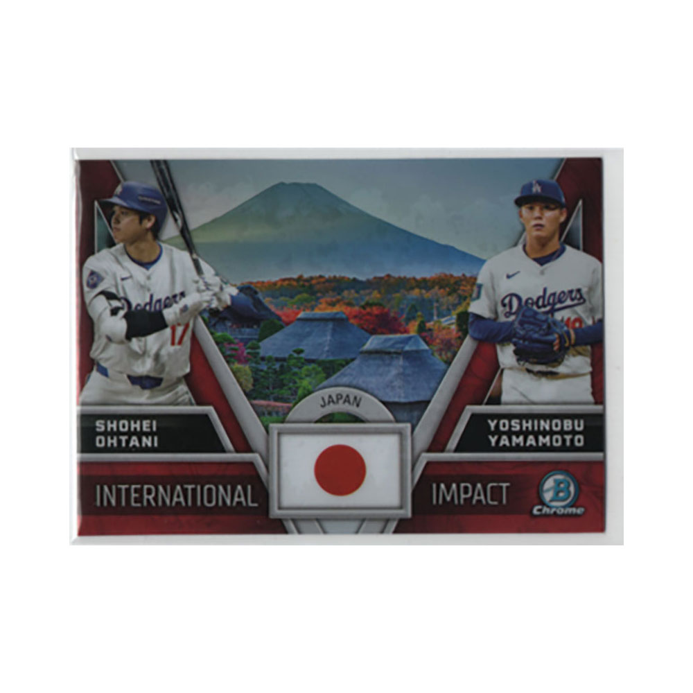 大谷翔平/山本由伸【2024 Topps Bowman Chrome】International Impact