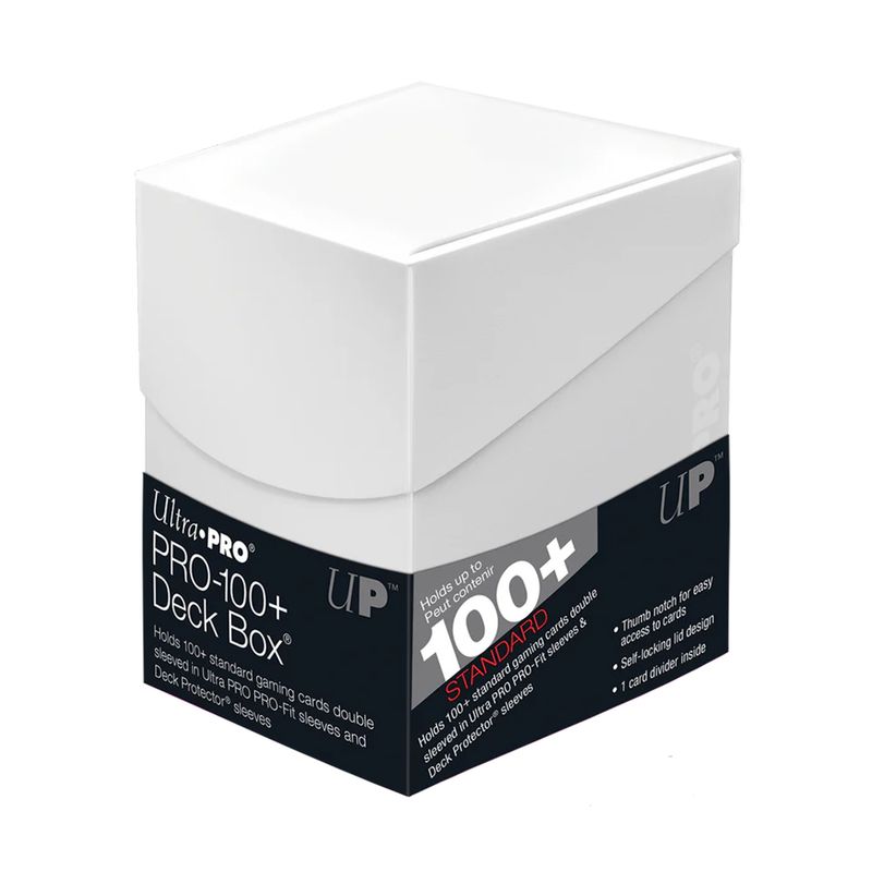 Ultra Pro (ウルトラプロ) エクリプス プロ 100+ デッキボックス アークティックホワイト #85682 / Eclipse PRO 100+ Deck Box - Arctic White