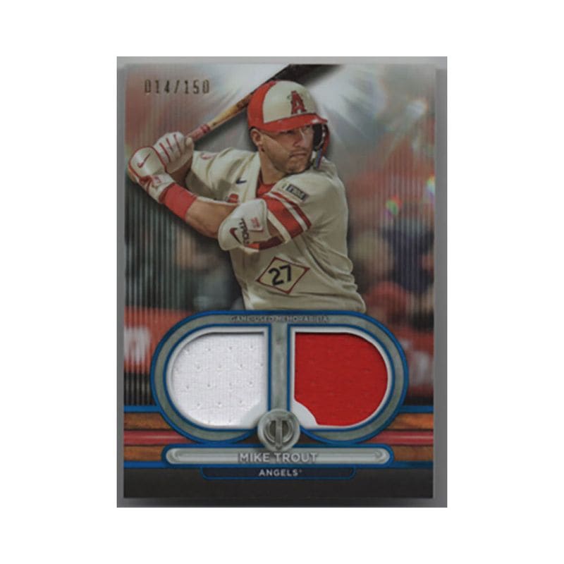 MIKE TROUT メモラビリア直筆サインカード /25 MIKE TROUT メモラビリア直筆サインカード /25 MIKE TROUT