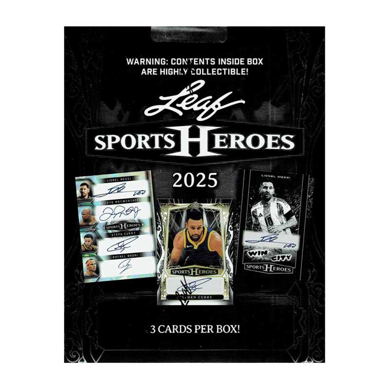 2025 Leaf Metal Sports Heroes Box 6/23入荷！※Leaf Proof Packを5
