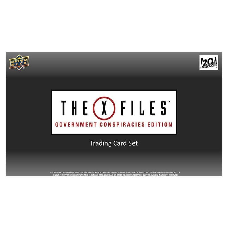 2025 Upper Deck The X-Files：Government Conspiracies Edition Trading Card Hobby Box 価格はASK 7/17発売予定！